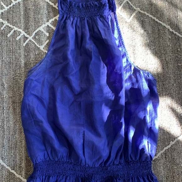 Gibson violet silk halter neck top!!! Gorgeous!